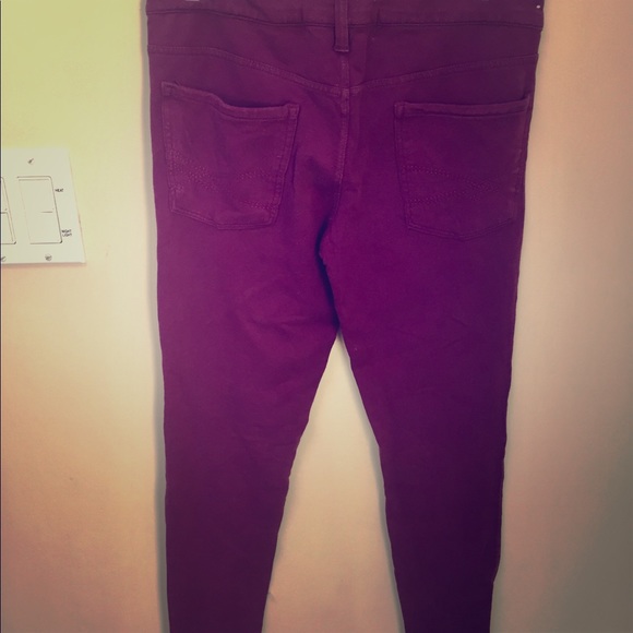 Maroon Aeropostale Jeggings! Size small - Picture 1 of 5